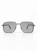 Vista frontal do óculos CHAP. III | VESPER Silver/Black
